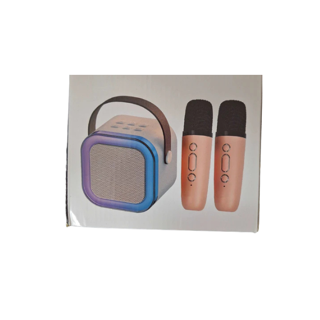 Colorful Karaoke Sound System With 2 Mics