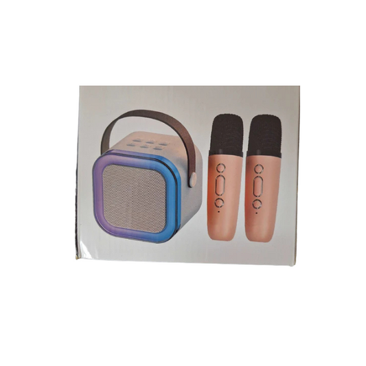 Colorful Karaoke Sound System With 2 Mics